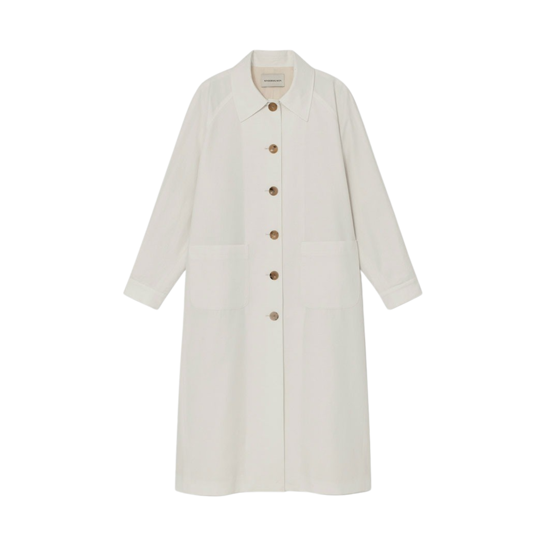 P0000DYF Kindersalmon Women Haumea Linen Coat Off White