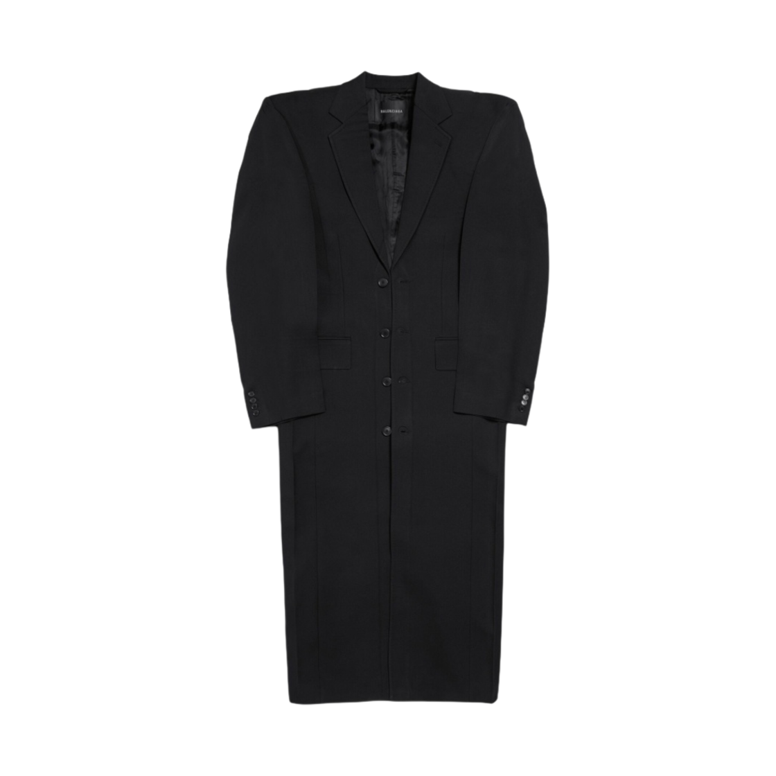 발렌시아가 컷 어웨이 박시 코트 블랙(Balenciaga Cut Away Boxy Coat Black) - 1