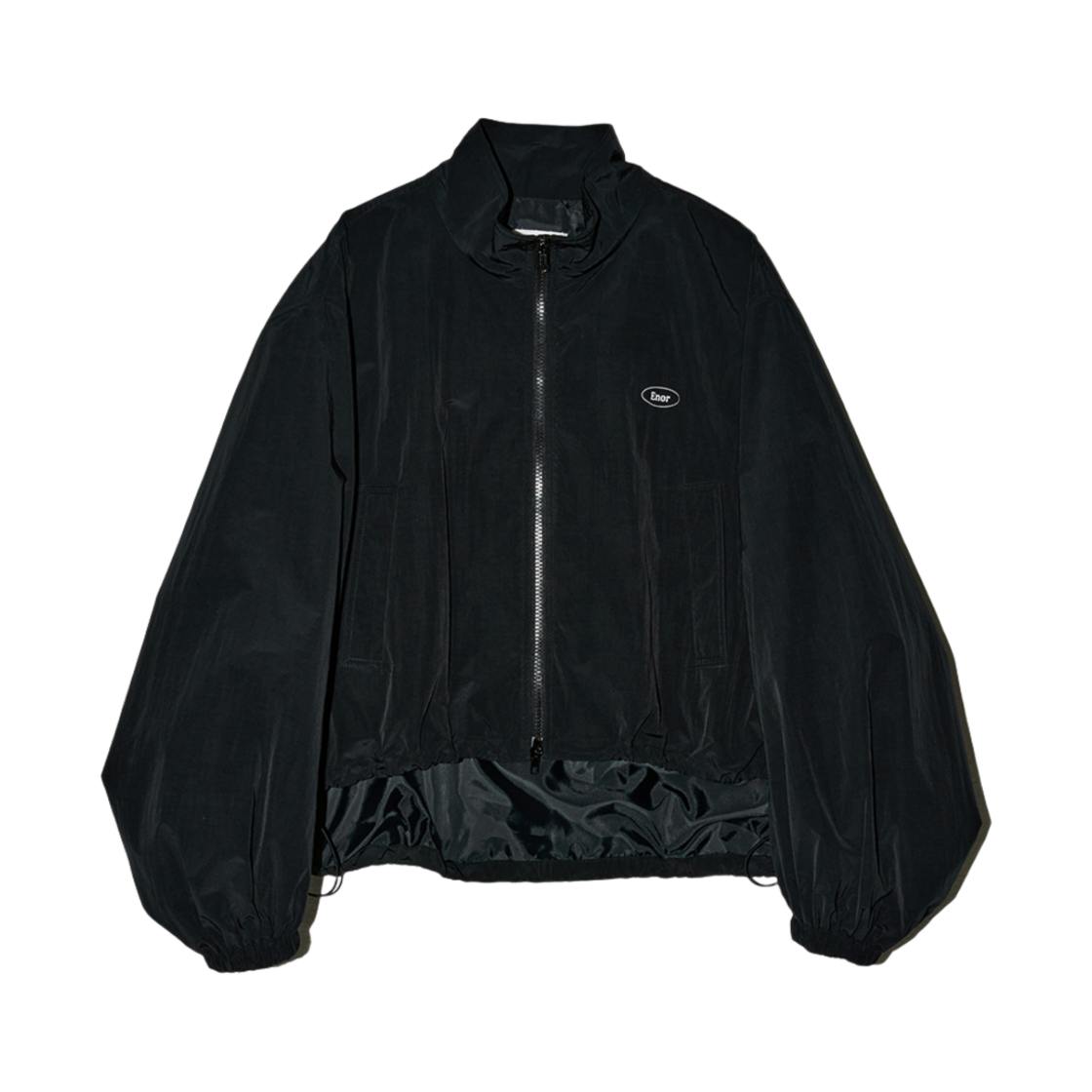 BESSJP001NV Enor Women Nylon String Balloon Jumper  Navy