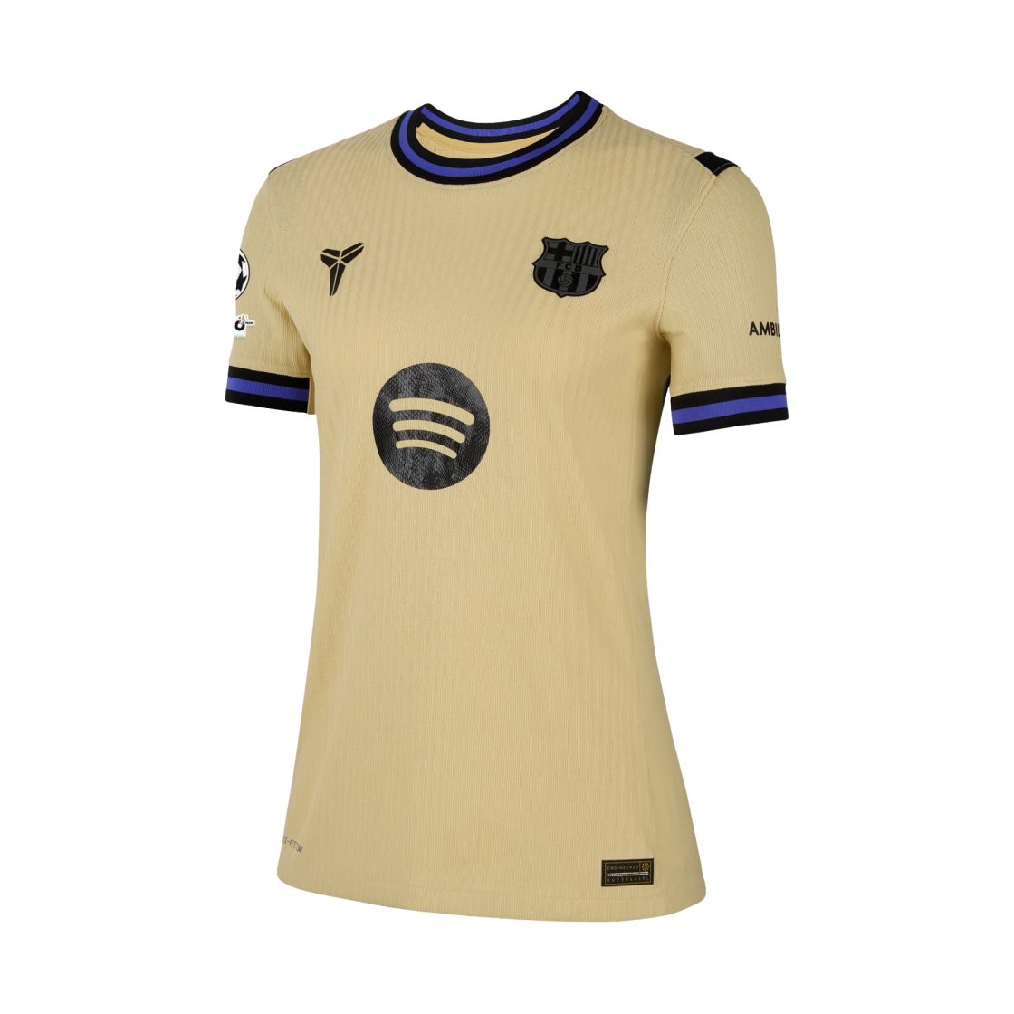 (W) 나이키 FC 바르셀로나 2025/26 어웨이 레플리카 저지 옐로우 (논 마킹 버전)((W) Nike FC Barcelona 2025/26 Away Replica Jersey Yellow (Non Marking Ver.))