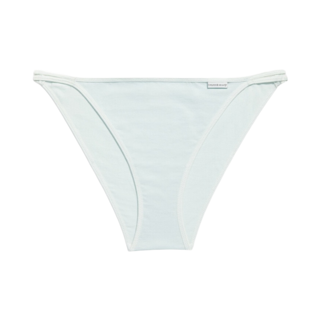 (W) 캘빈 클라인 x 제니 모던 코튼 하이 레그 탕가 초크 블루((W) Calvin Klein x Jennie Modern Cotton High Leg Tanga Chalk Blue) - 1