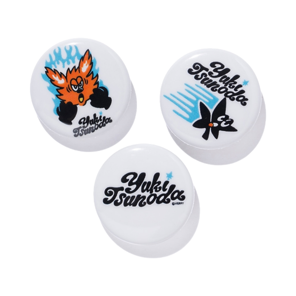베르디 x 유키 츠노다 뱃지 (3개 세트)(Verdy x Yuki Tsunoda Badge (Set of 3))