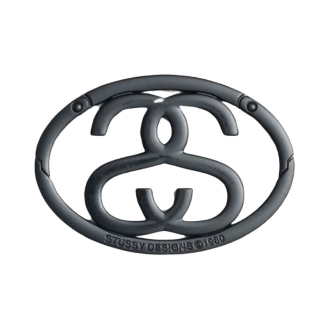 Stussy Stussy SS LINK CARABINERマットブラック Stussy SS Link Carabiner Matte Black Men's - SS24 - US