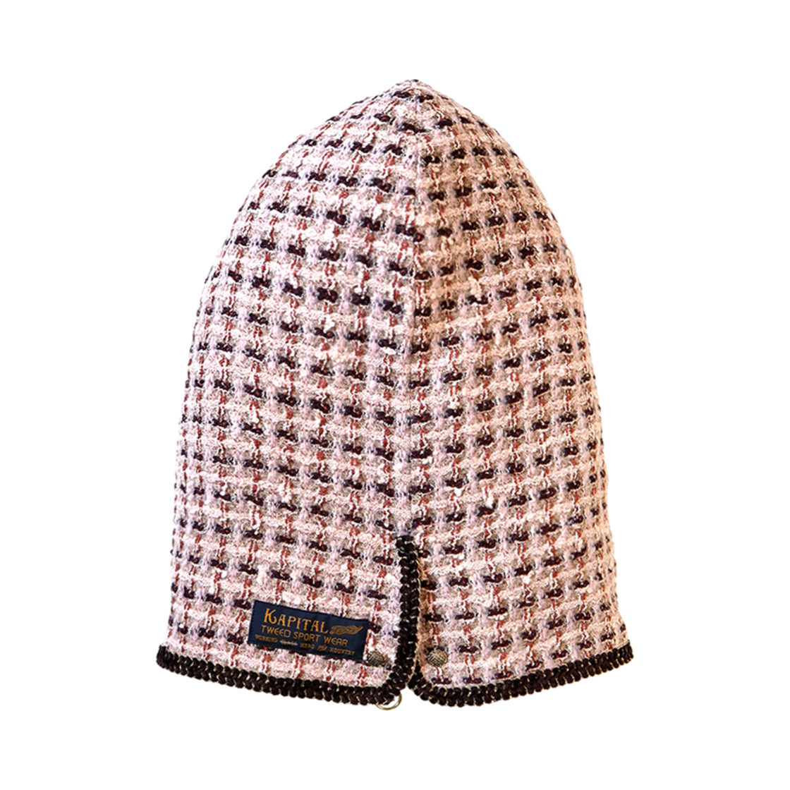 캐피탈 팬시 트위드 바라클라바 핑크(Kapital Fancy Tweed Balaclava Pink) - 3