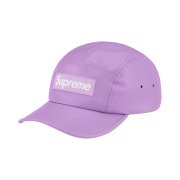 Supreme Leather Camp Cap Lavender - 21SS