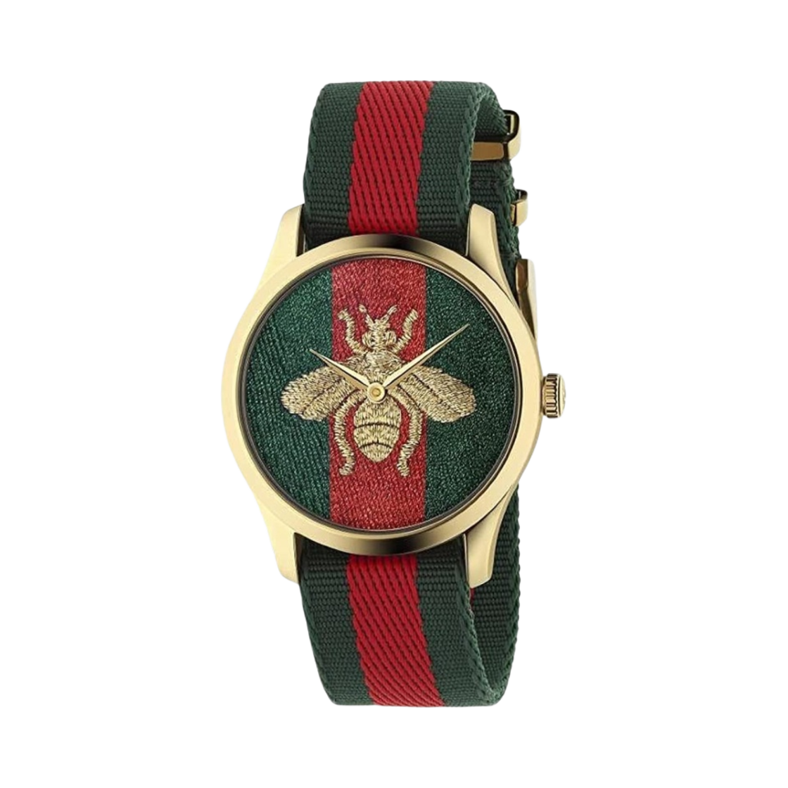 구찌 G-타임리스 쿼츠 38mm 패브릭 그린 레드(Gucci G-Timeless Quartz 38mm Fabric Green Red)