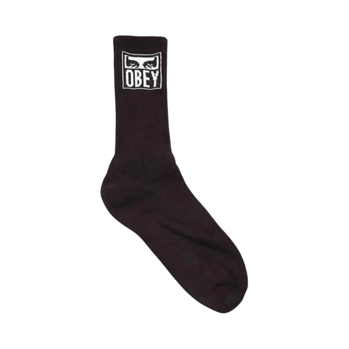 100260141 Obey Eyes Icon Socks White Black