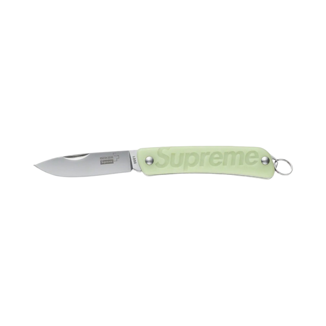 슈프림 보커 키체인 나이프 글로우 인 더 다크 - 22FW(Supreme Boker Keychain Knife Glow-in-the-Dark - 22FW) - 1