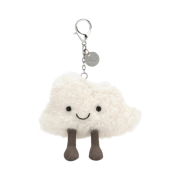 Jellycat Amuseable Cloud Bag Charm White