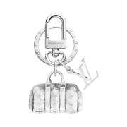 Louis Vuitton Blown Up Figurine Key Holder and Bag Charm Silver