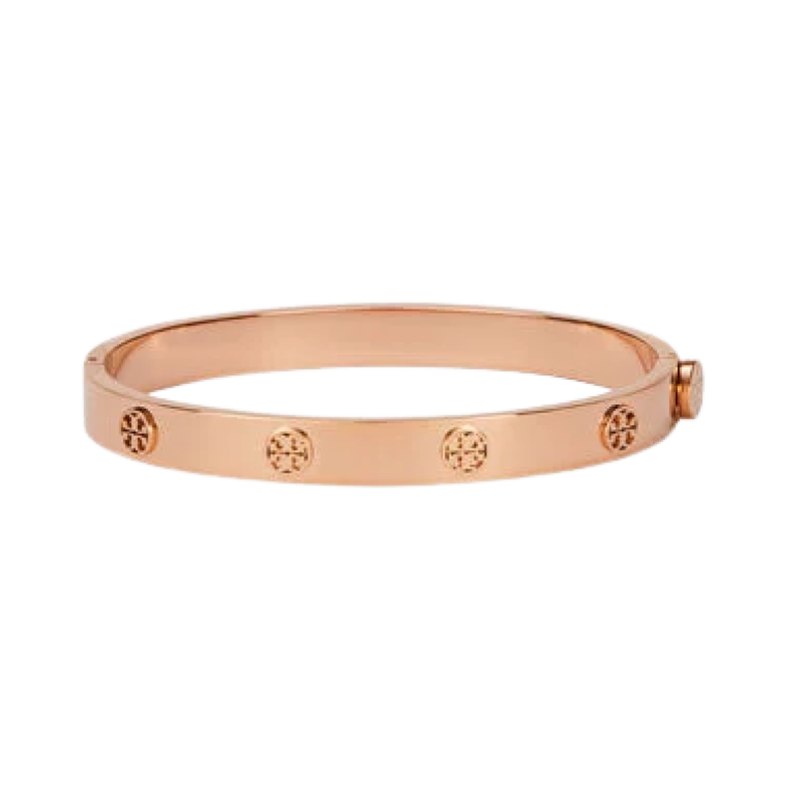 78420-654 (W) Tory Burch Miller Stud Hinge Bracelet Rose Gold