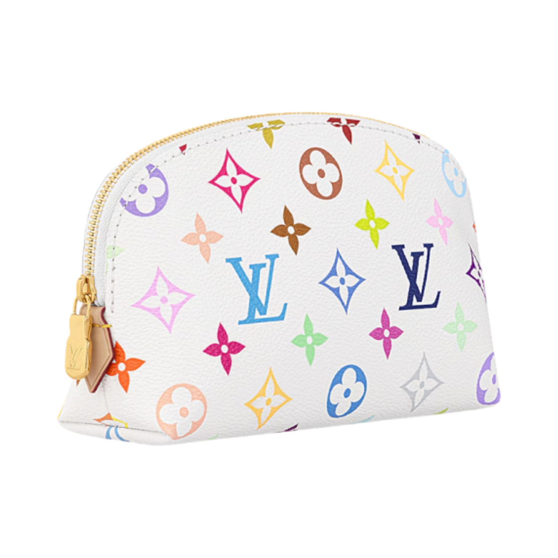 루이비통 x 무라카미 타카시 코스메틱 파우치 PM 멀티컬러 화이트(Louis Vuitton x Murakami Takashi Cosmetic Pouch PM Multicolor White) - 4