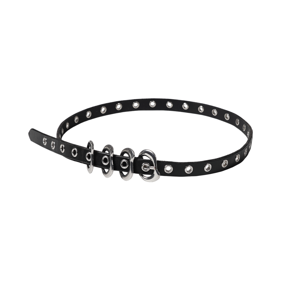 멜로우 트리플 멜로우링 벨트 블랙(MELLOW Triple MELLOW-Rings Belt Black)