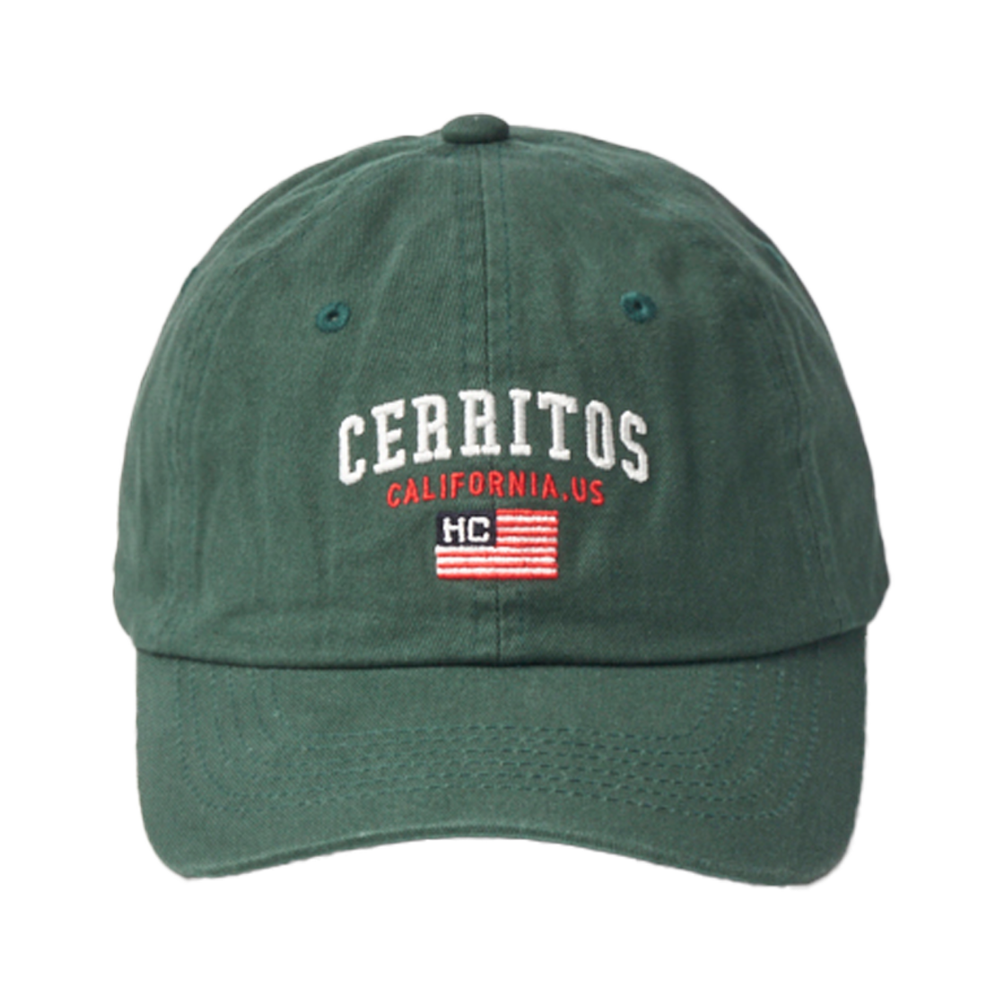 CCTAC003U0_DG Hotel Cerritos Cerritos Ball Cap DarkGreen