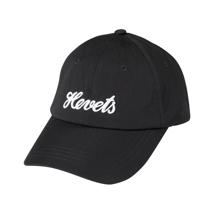 H1RUBC-031BKA Hevets Cotton Ballcap Black