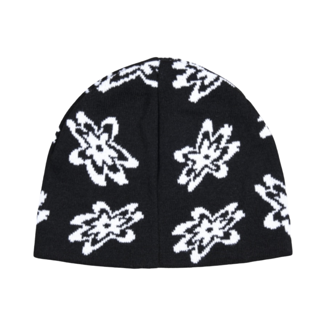 에이에이 자카드 플라워 비니 블랙(Aeae Jacquard Flower Beanie Black) - 2