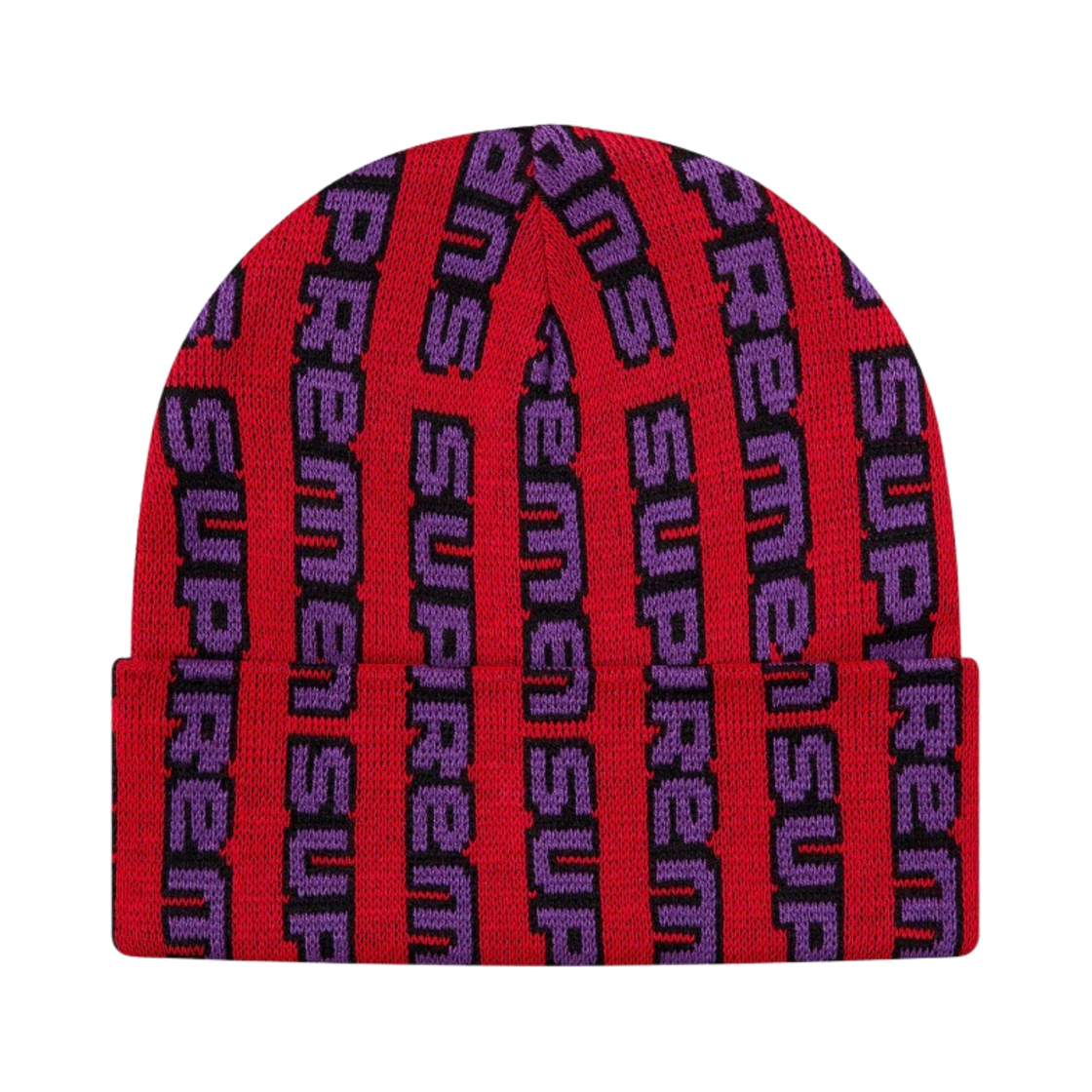 슈프림 버티컬 로고 비니 레드 - 20FW(Supreme Vertical Logo Beanie Red - 20FW) - 1