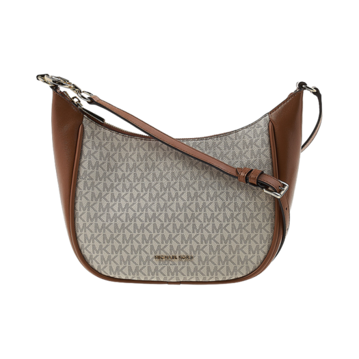 30F3G2EM2B149 Michael Kors Cheryl Canvas Messenger Bag Vanilla White