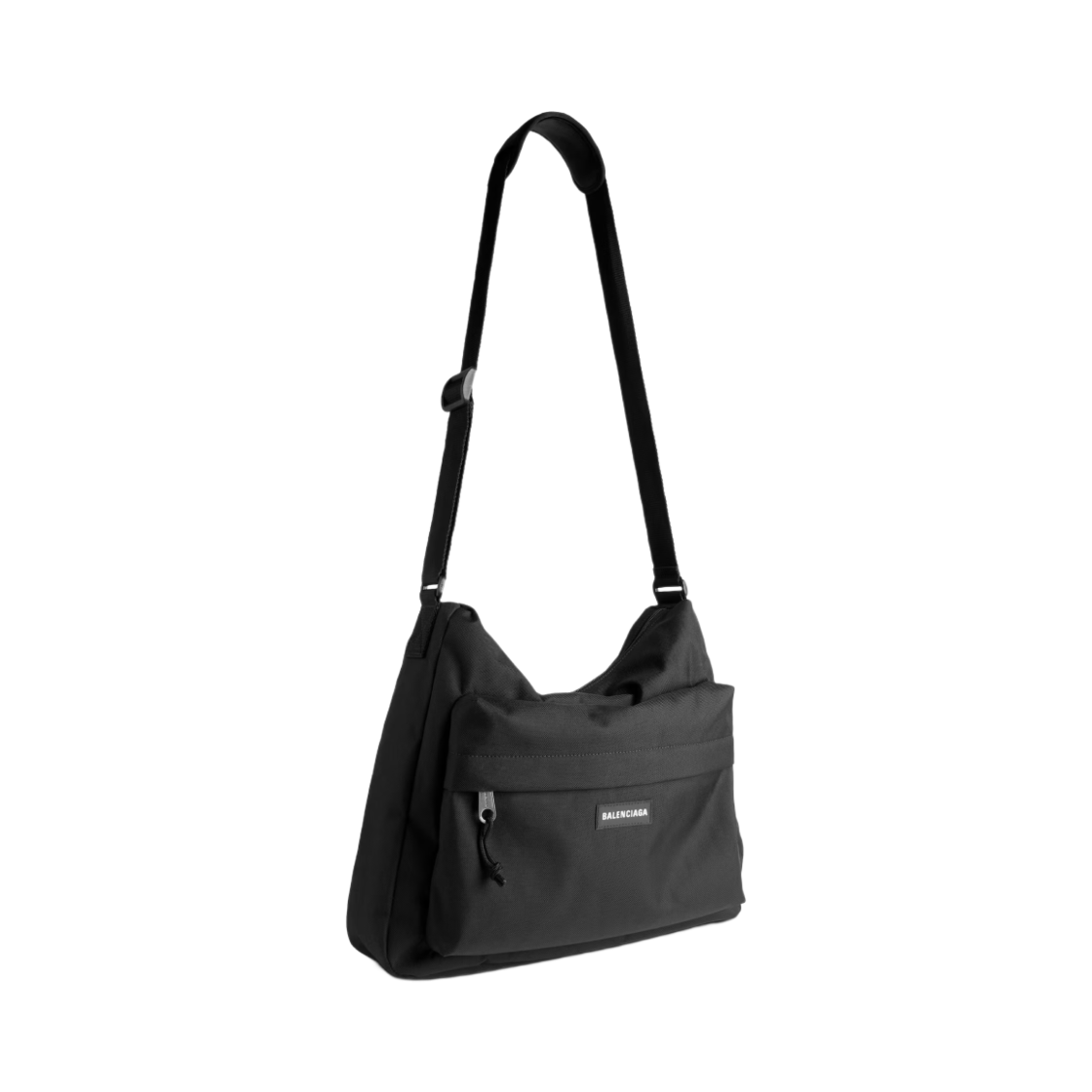 8271422ABOU1000 Balenciaga Explorer Hobo Messenger Bag Black - #2