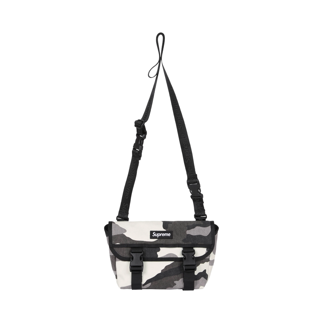- Supreme Mini Messenger Bag Snow Camo - 25SS