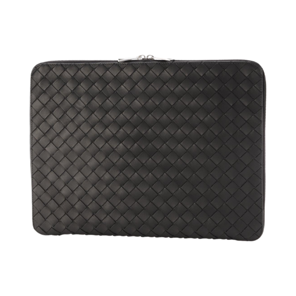651866V0E508803 Bottega Veneta Intrecciato Clutch Black - 대표 이미지 #1