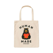 Human Made Book Tote Bag White