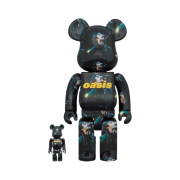 Bearbrick Oasis Knebworth 1996 Liam Gallagher 100％ & 400％ Set