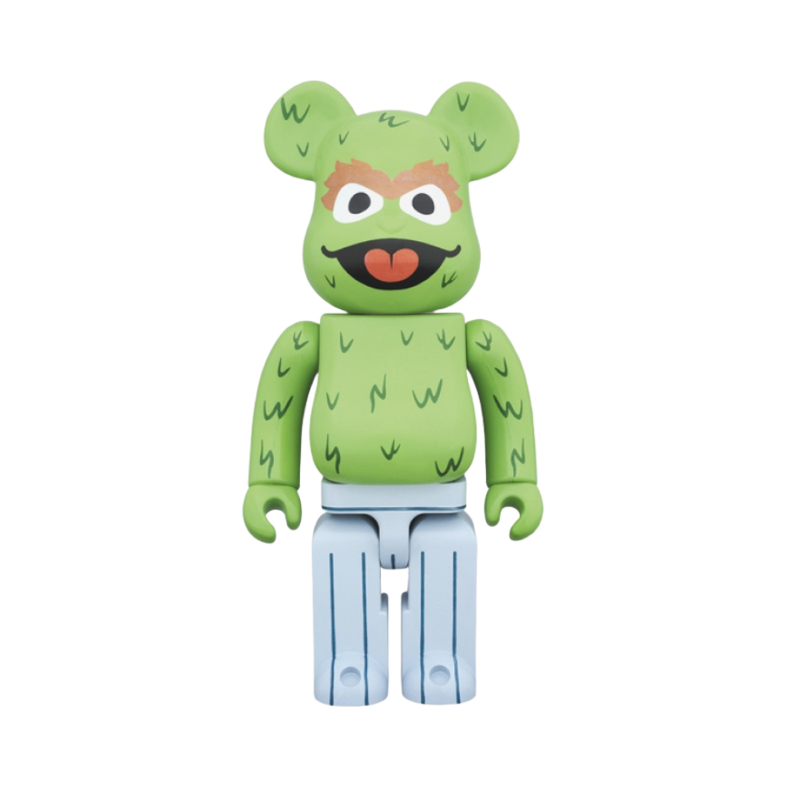 - Bearbrick Sesame Street Oscar the Grouch 400%