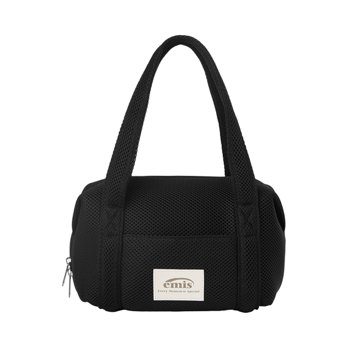 이미스 메쉬 미니 더플백 블랙(Emis Mesh Mini Duffle Bag Black)