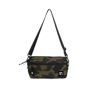 BAPE 1st Camo Cordura Mini Shoulder Bag Army Green
