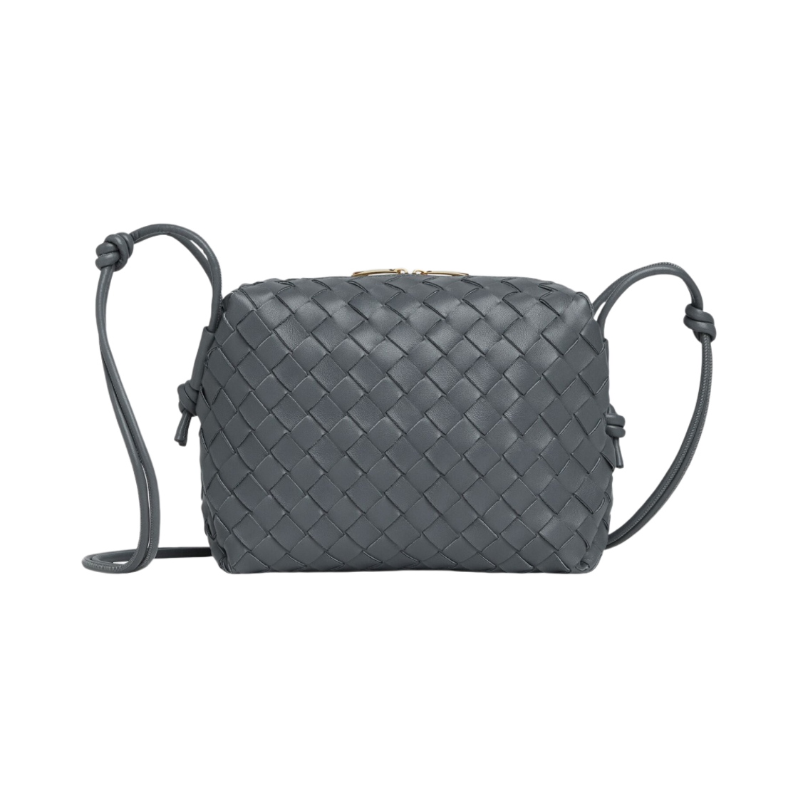 680255V1G111233 Bottega Veneta Small Loop Camera Bag Thunder