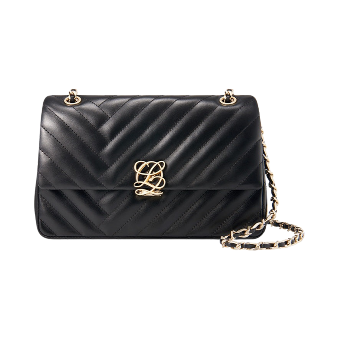 LLHQ1QT01FA0BL0011 Louis Quatorze L-Quilting One Shoulder Bag Black