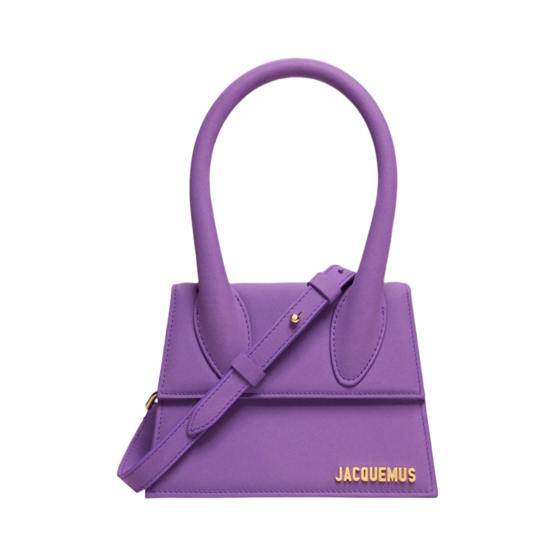 자크뮈스 르 치키토 모옌 시그니쳐 핸드백 퍼플(Jacquemus Le Chiquito Moyen Signature Handbag Purple) - 1