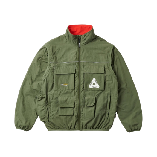 Palace Cordura RS Zip Off Jacket Olive - 22FW