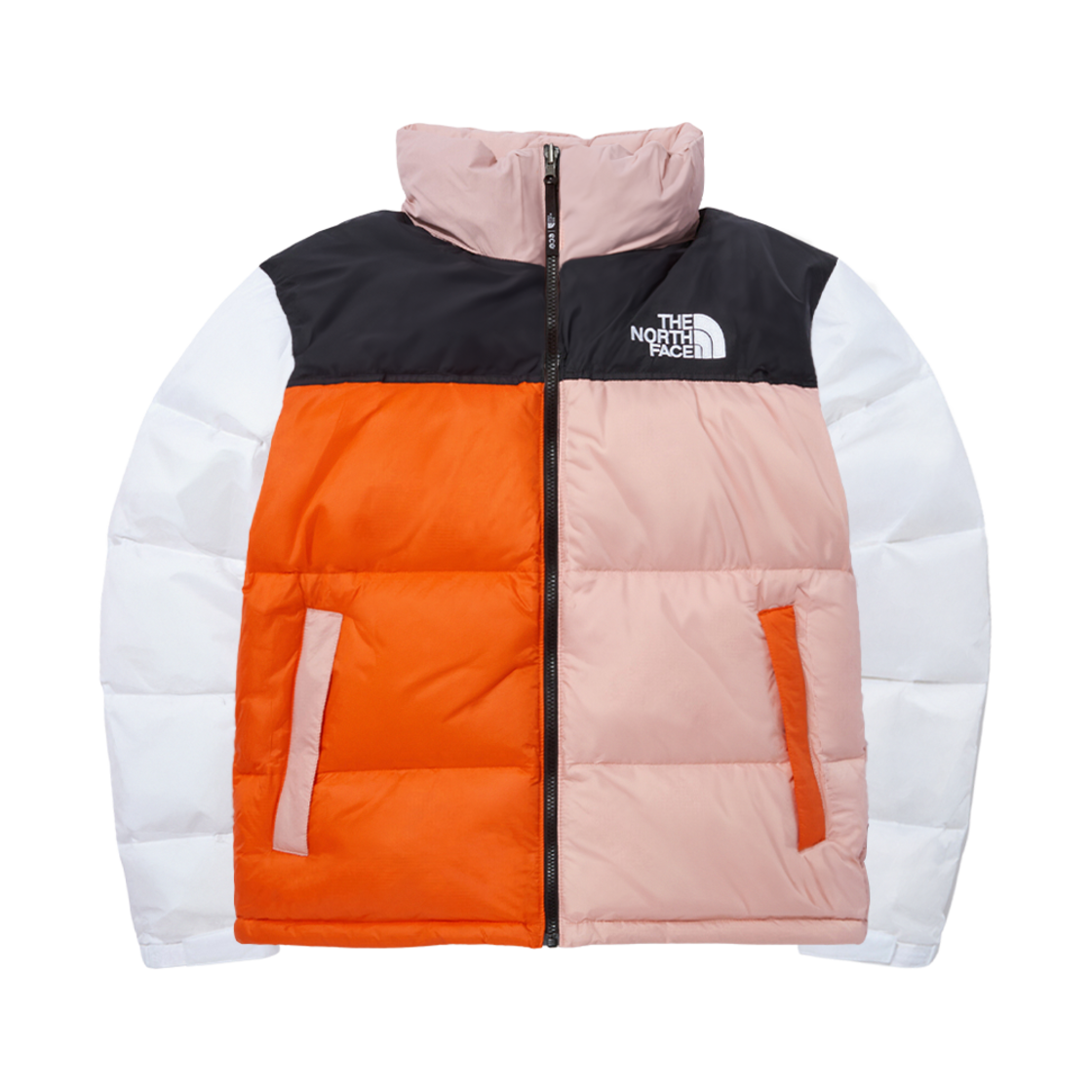 노스페이스 1996 컬러블록 눕시 자켓 캔디 핑크(The North Face 1996 Color-Block Nuptse Jacket Candy Pink) - 1
