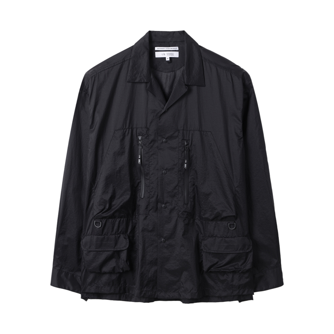 SVUAM25102BKX Series Nylon Ripstop Shirt Jacket Black