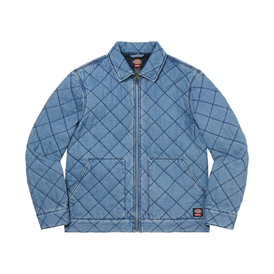 슈프림 x 디키즈 퀼티드 데님 워크 자켓 데님 - 21FW(Supreme x Dickies Quilted Denim Work Jacket Denim - 21FW)