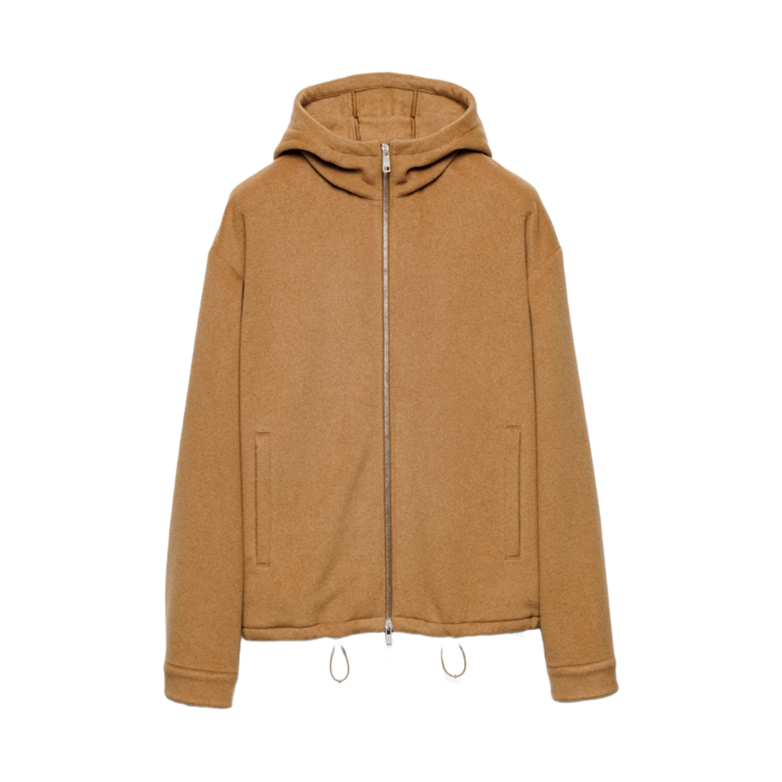 프라다 카멜 헤어 후드 자켓 카멜 브라운(Prada Camel Hair Hoodie Jacket Camel Brown) - 1