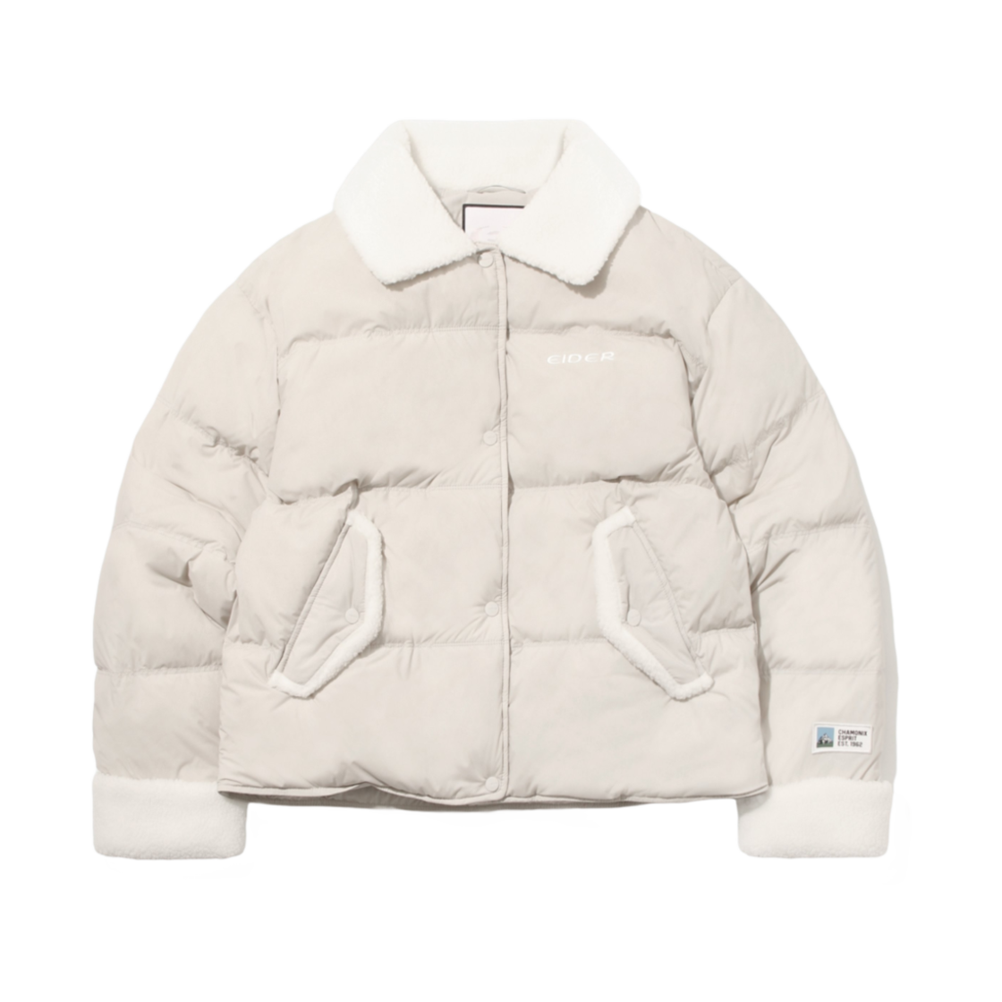 DWW24554KV (W) Eider Mus Down Jacket Oatmeal Grey