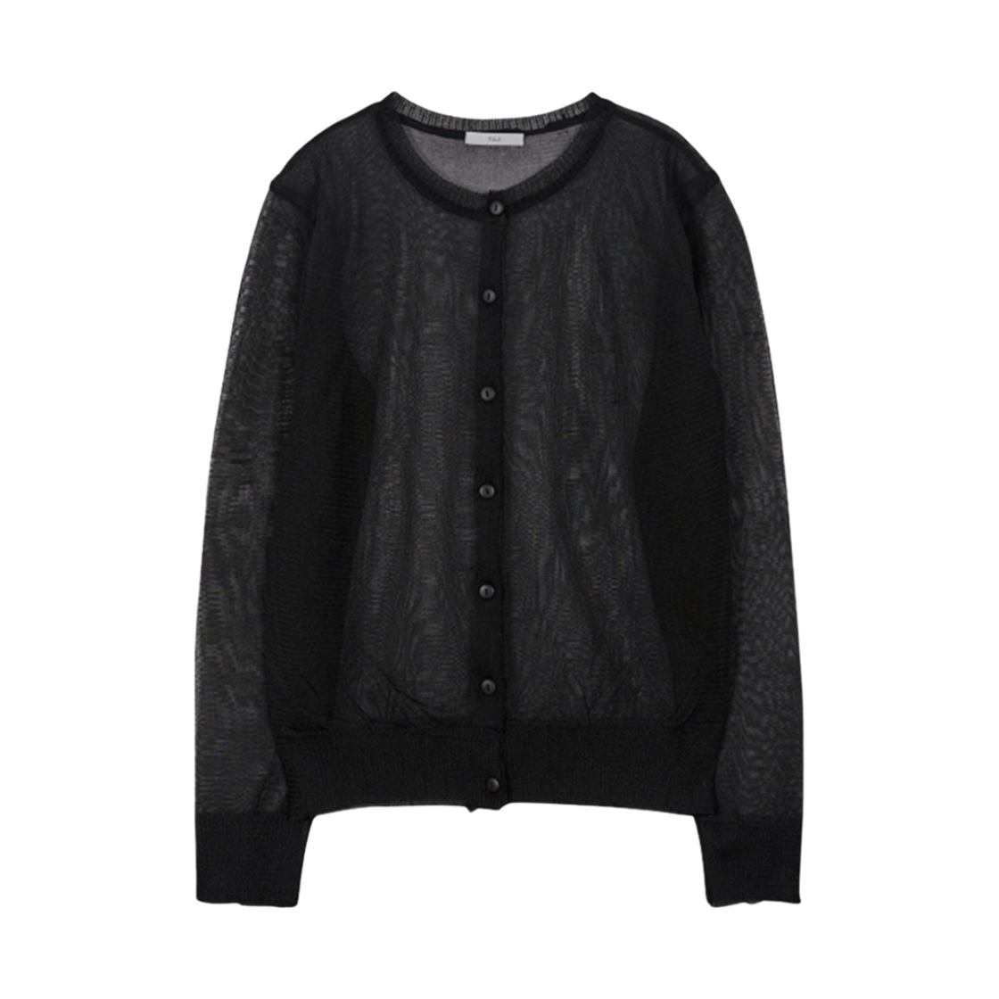 유지 실키 니트웨어 가디건 블랙(YUJI Silky Knitwear Cardigan Black)