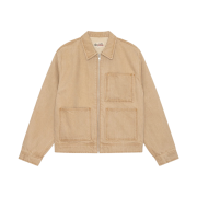 Stussy Denim Zip Work Jacket Sand