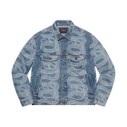 Supreme x Hysteric Glamour Snake Denim Trucker Jacket Blue - 21SS
