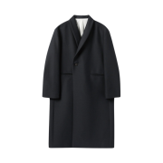 STU Shwal Collar Coat Black