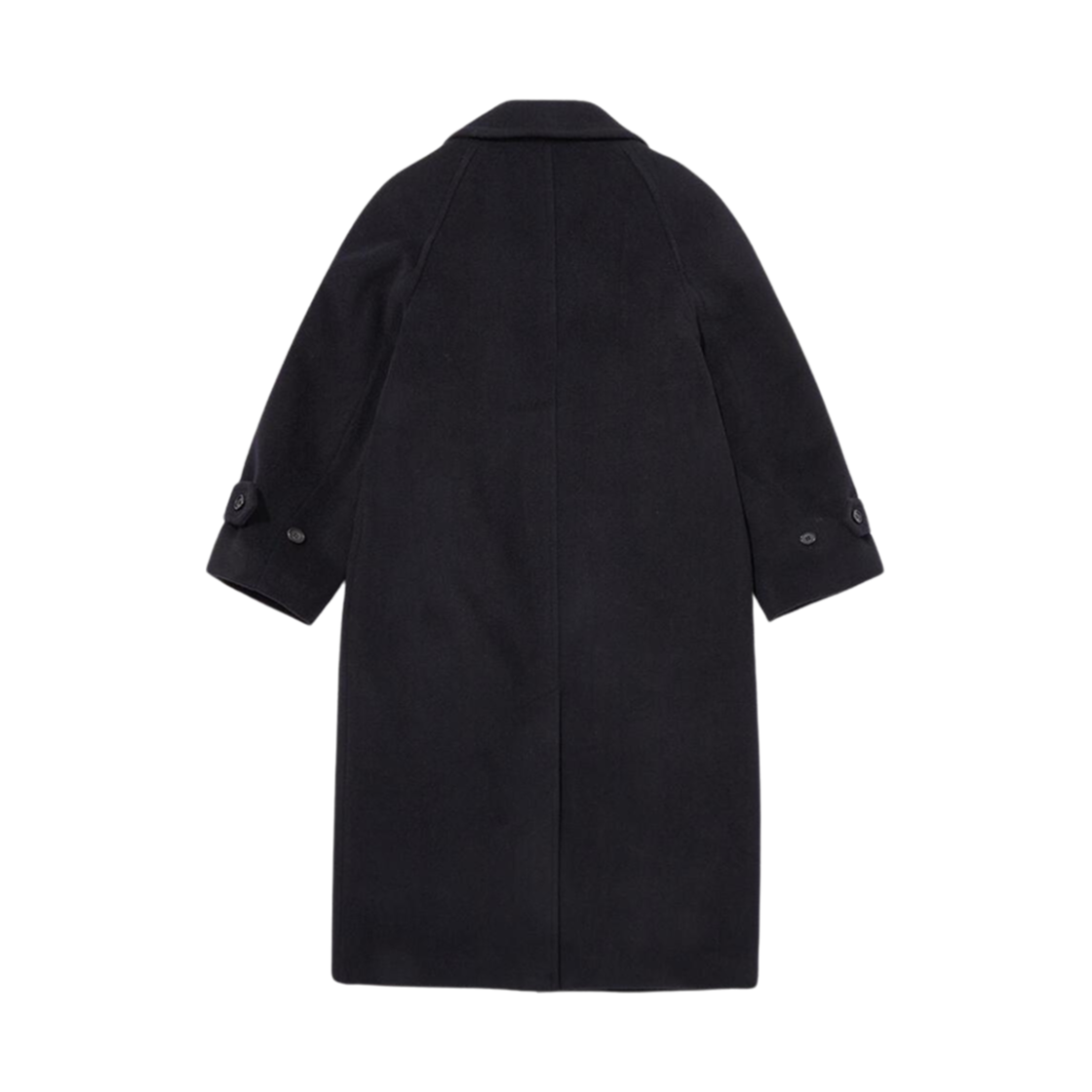 (W) 던스트 라운드 쉐입 캐시미어 맥 코트 다크 네이비((W) Dunst Round Shape Cashmere Mac Coat Dark Navy) - 2