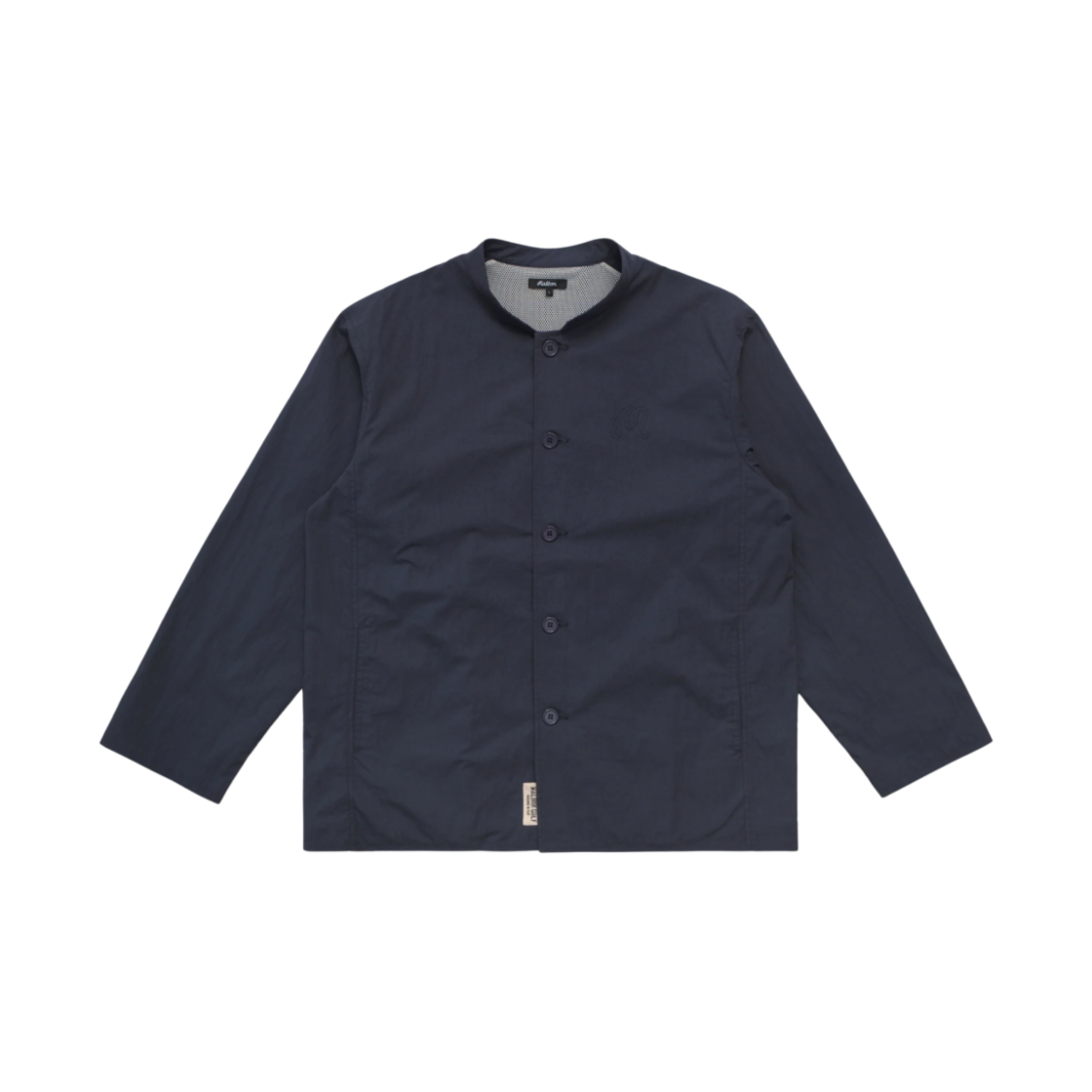 - Malbon Golf Nylon Band Collar Jacket Indigo