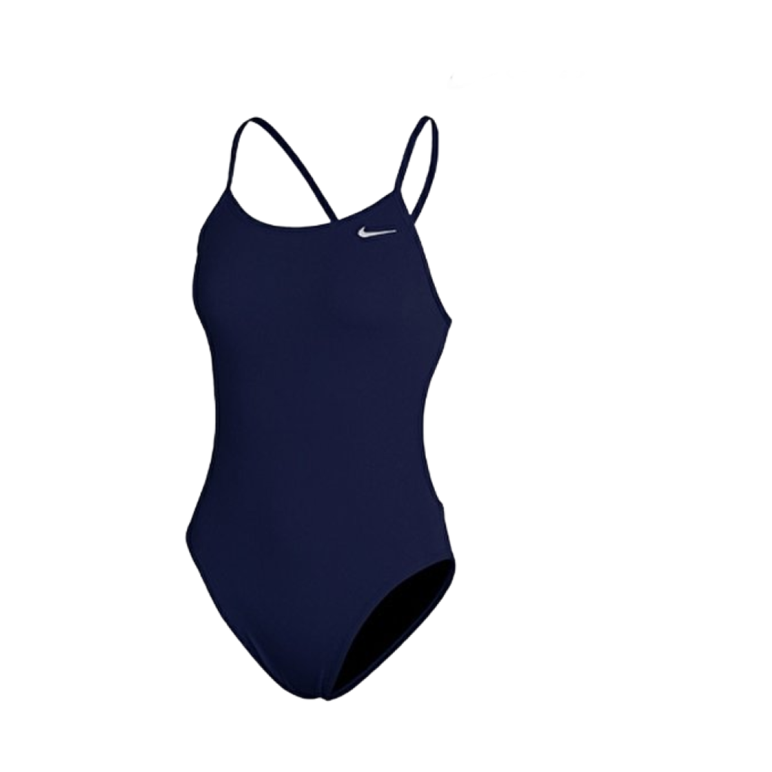 NESSA018-440 (W) Nike Swim Answer Solid Cut Out Midnight Navy