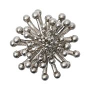 STU Anther Metal Brooch