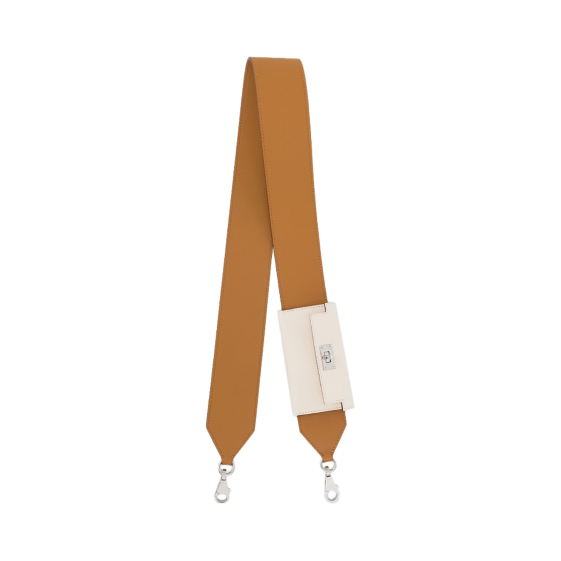 IT9GWGN38S45 Hermes Kelly Pocket Bag Strap Nata/Sesame Palladium W Stamp
