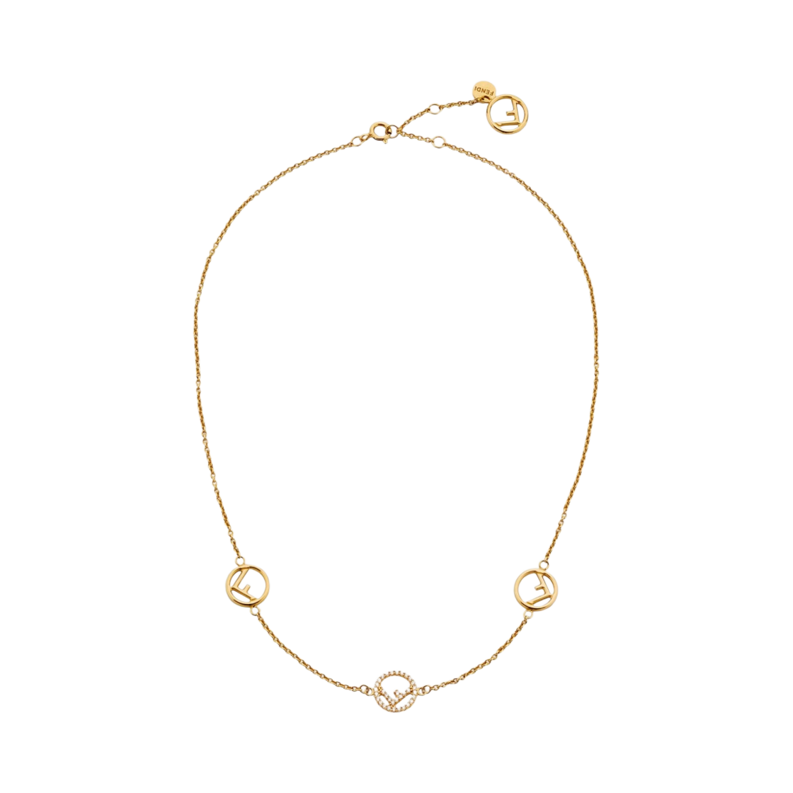 8AG7356DMF089U (W) Fendi F is Fendi Necklace Gold