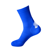 LI2 Black Wing Running Crew Socks Cobalt Blue